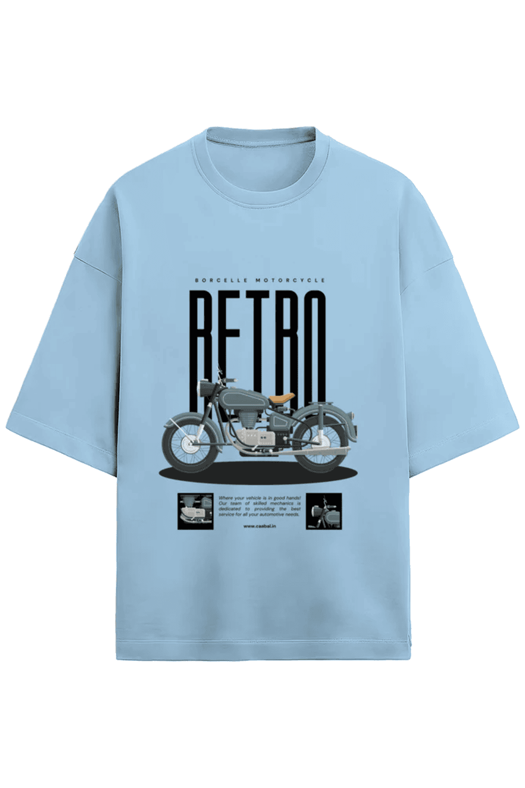 Retro Terry Cotton Oversized T-Shirt