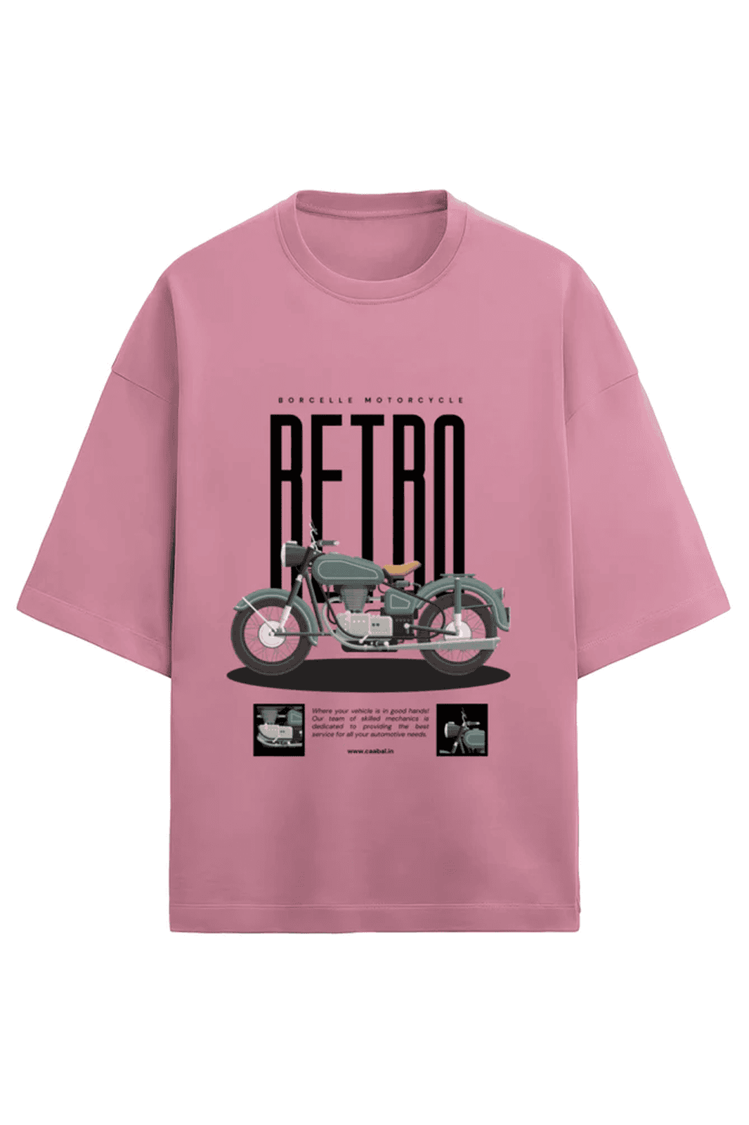 Retro Terry Cotton Oversized T-Shirt