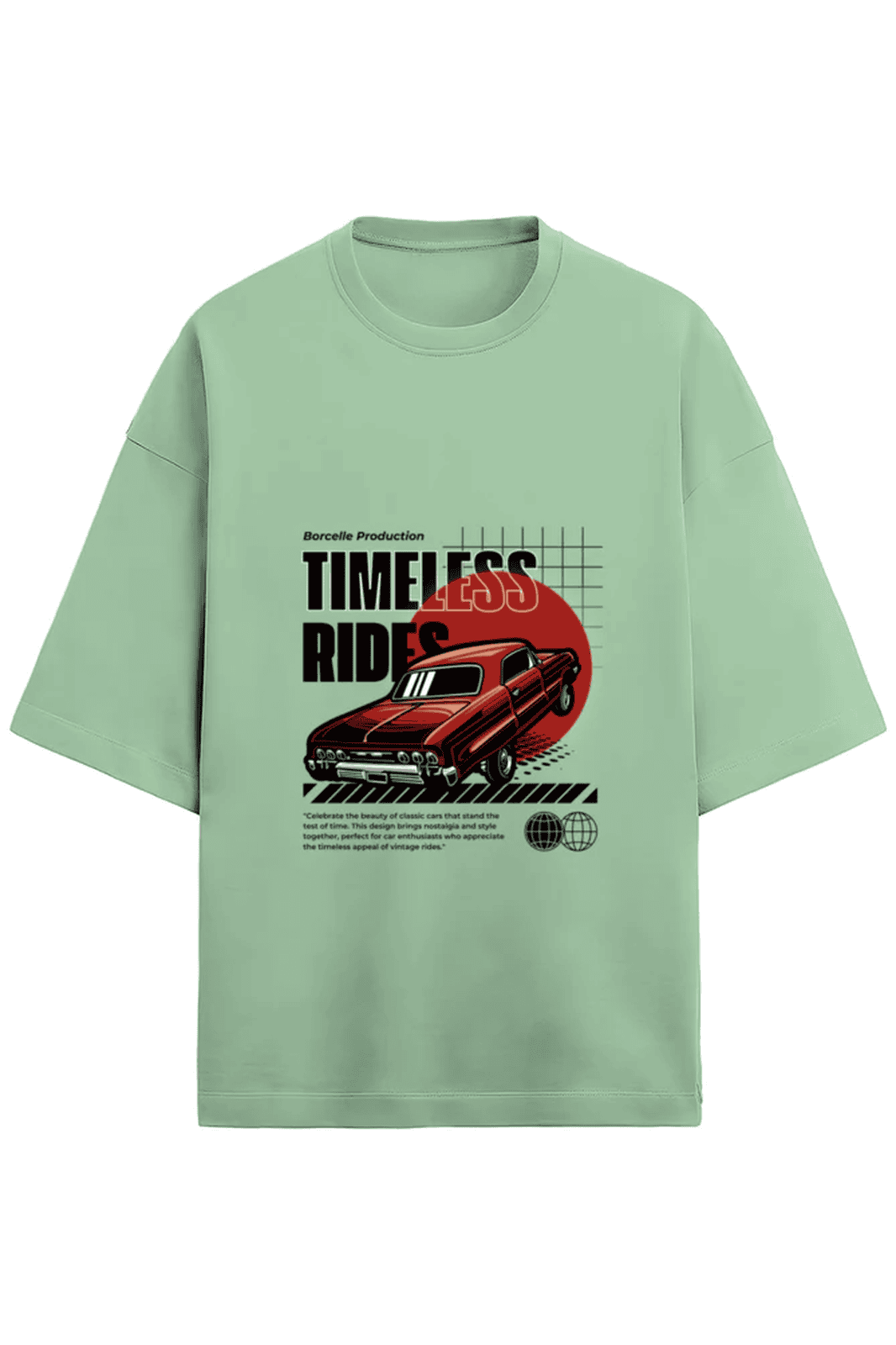 Oversized Terry Cotton T-Shirt - Soft & Stylish Comfort