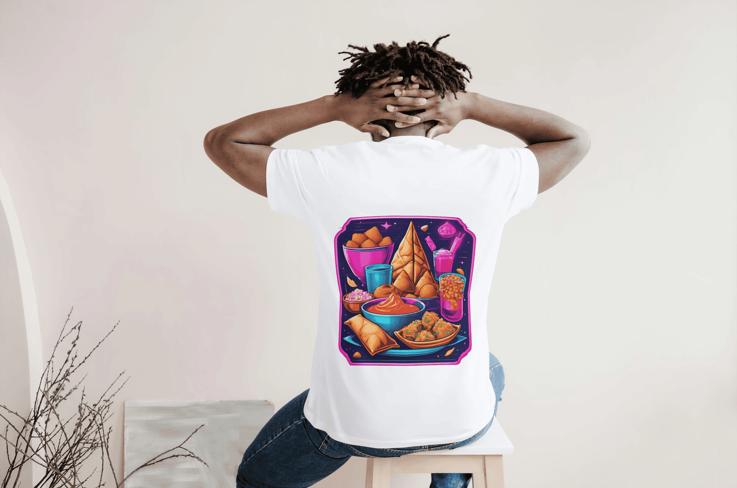 Desi Vibes Terry Cotton Tee - Express Your Unique Style