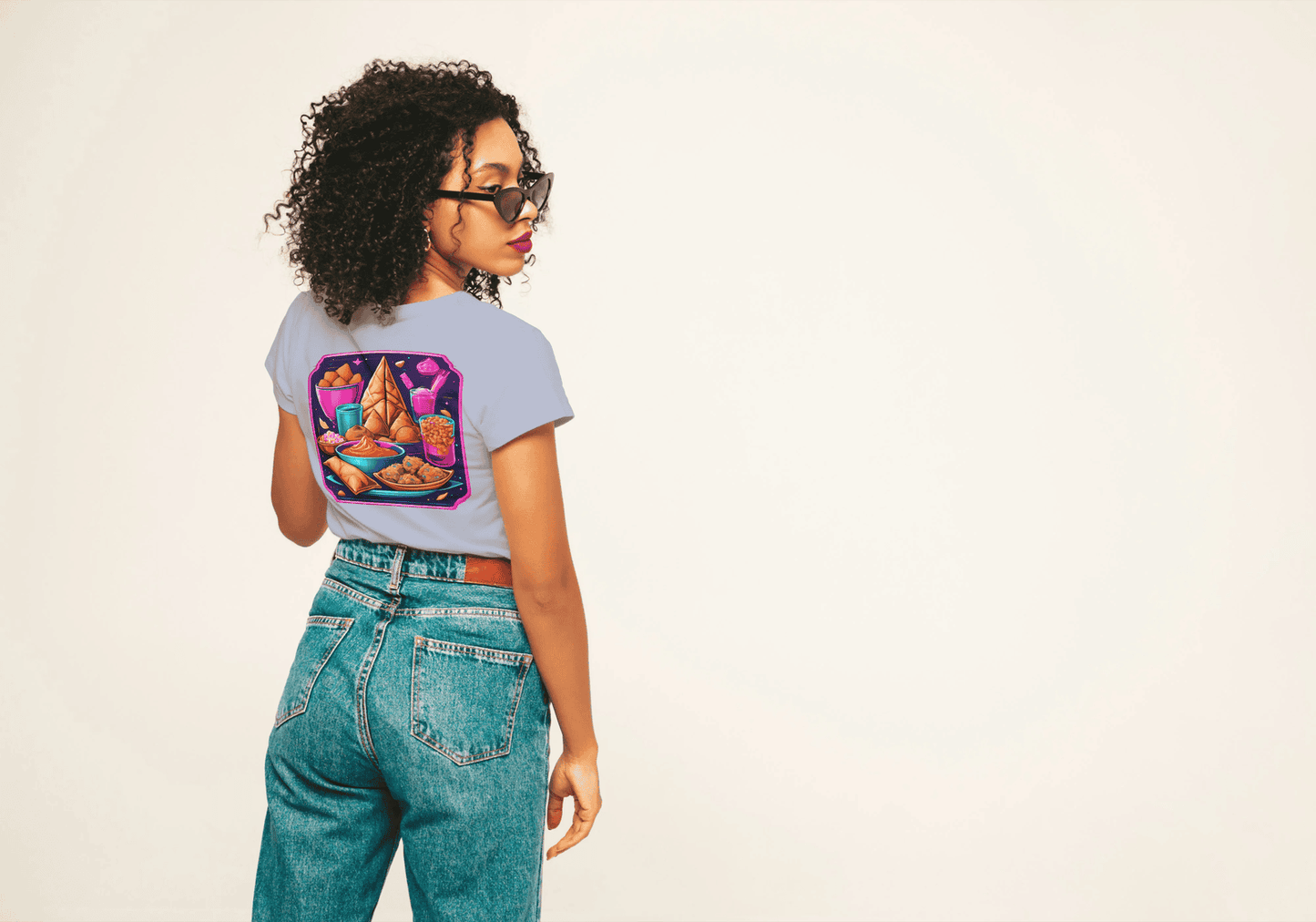 Desi Vibes Terry Cotton Tee - Express Your Unique Style