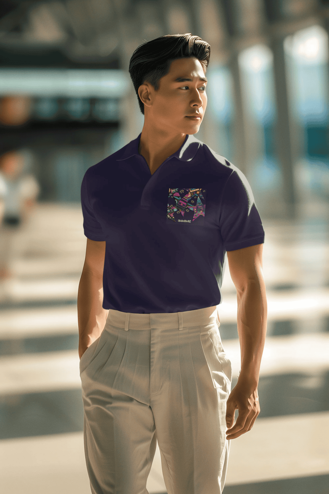 Cassette Culture Polo T-Shirt - Stylish & Comfortable