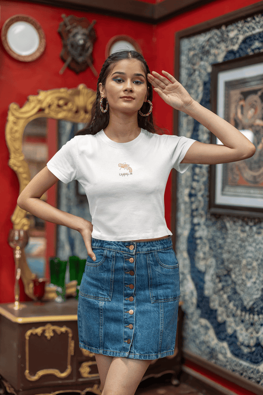 I Love Danger Crop Top – Bold and Adventurous Style