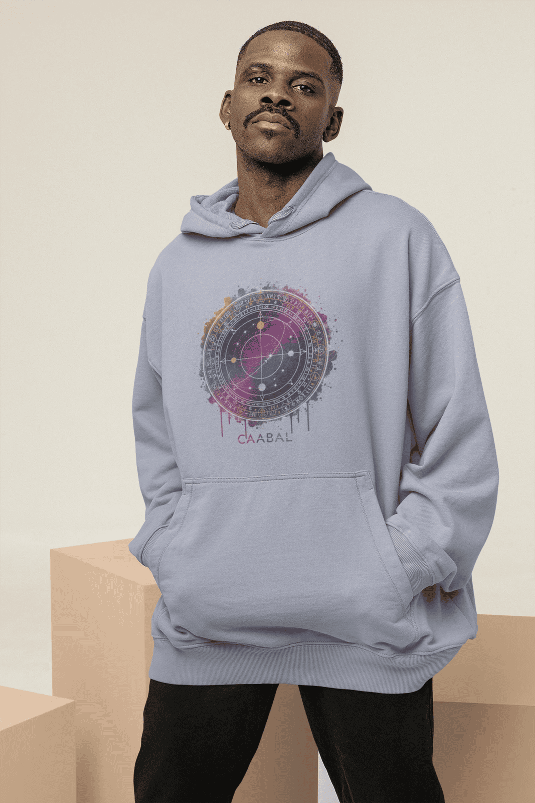 Planetary Alignment Unisex Oversized Hoodie