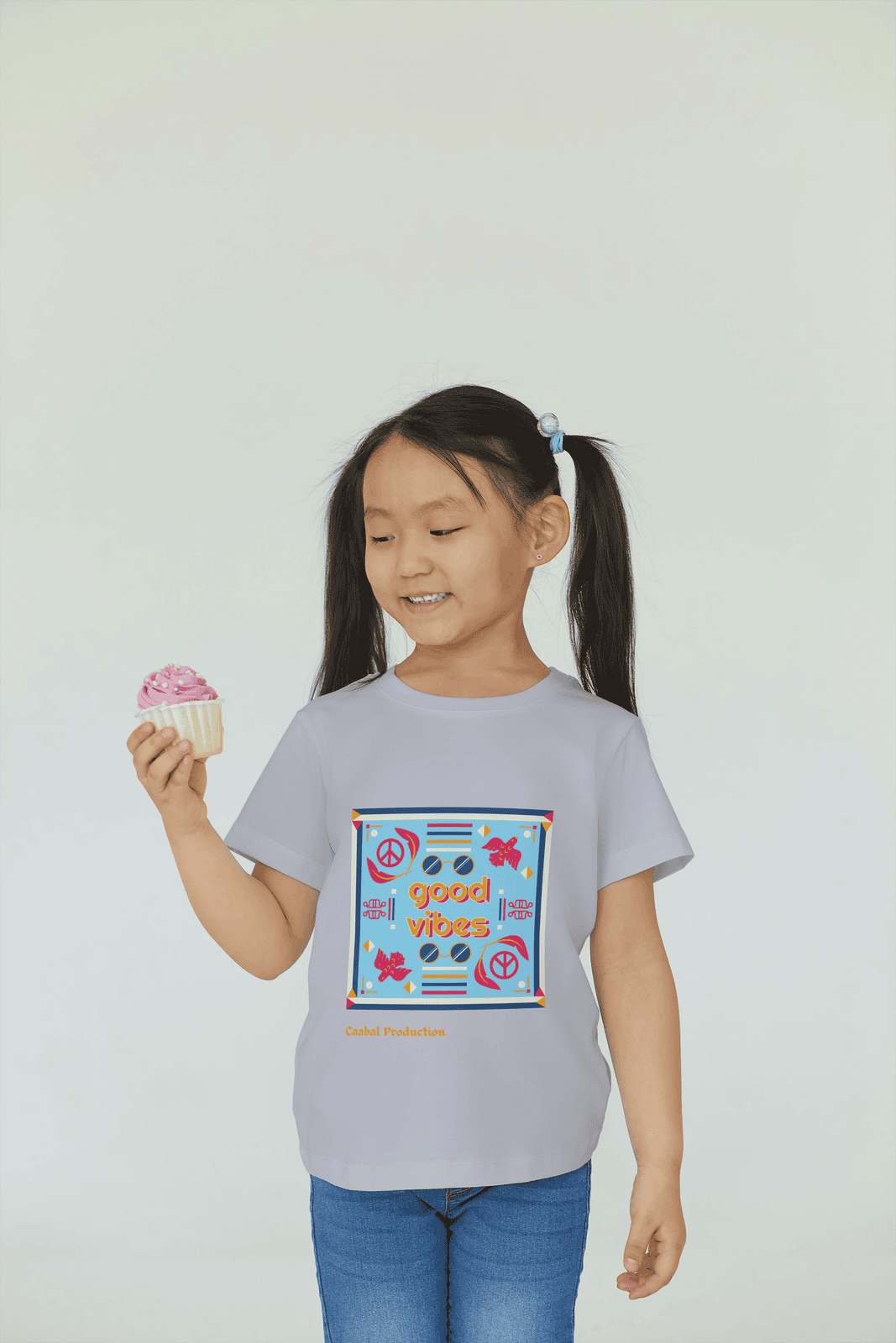 Good Vibes Only T-Shirt for Girls (0-13 years)
