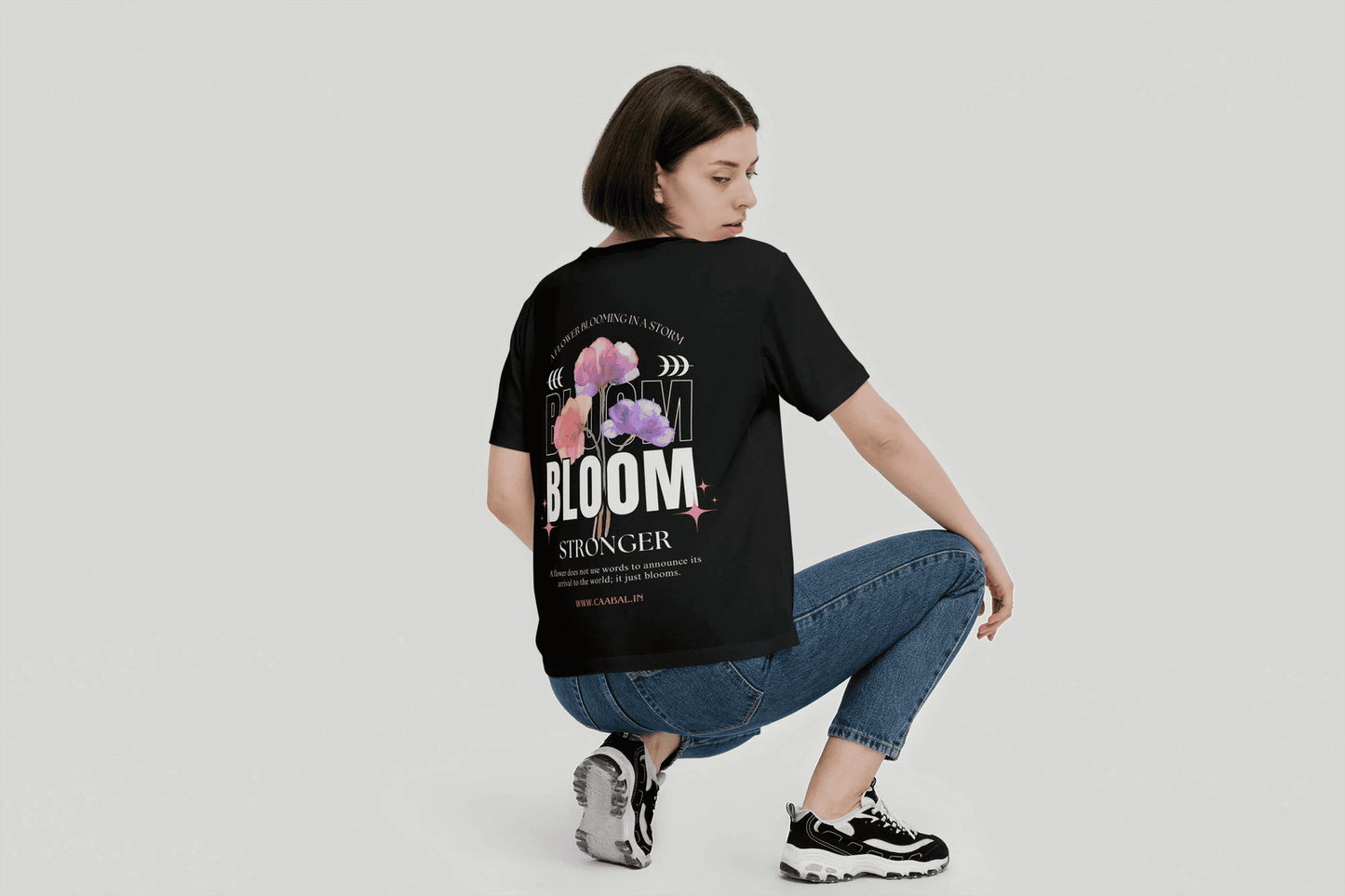 Bloom Terry Cotton Tee - Vibrant & Comfortable T-Shirt